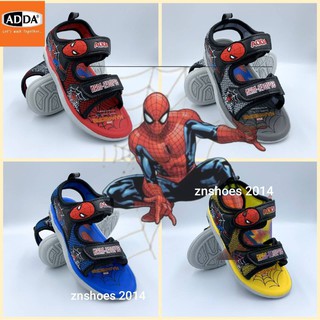 รองเท้ารัดส้นเด็ก Spiderman พื้นนุ่มกันลื่น น้ำหนักเบา สินค้าลิขสิทธิ์แท้จากADDA