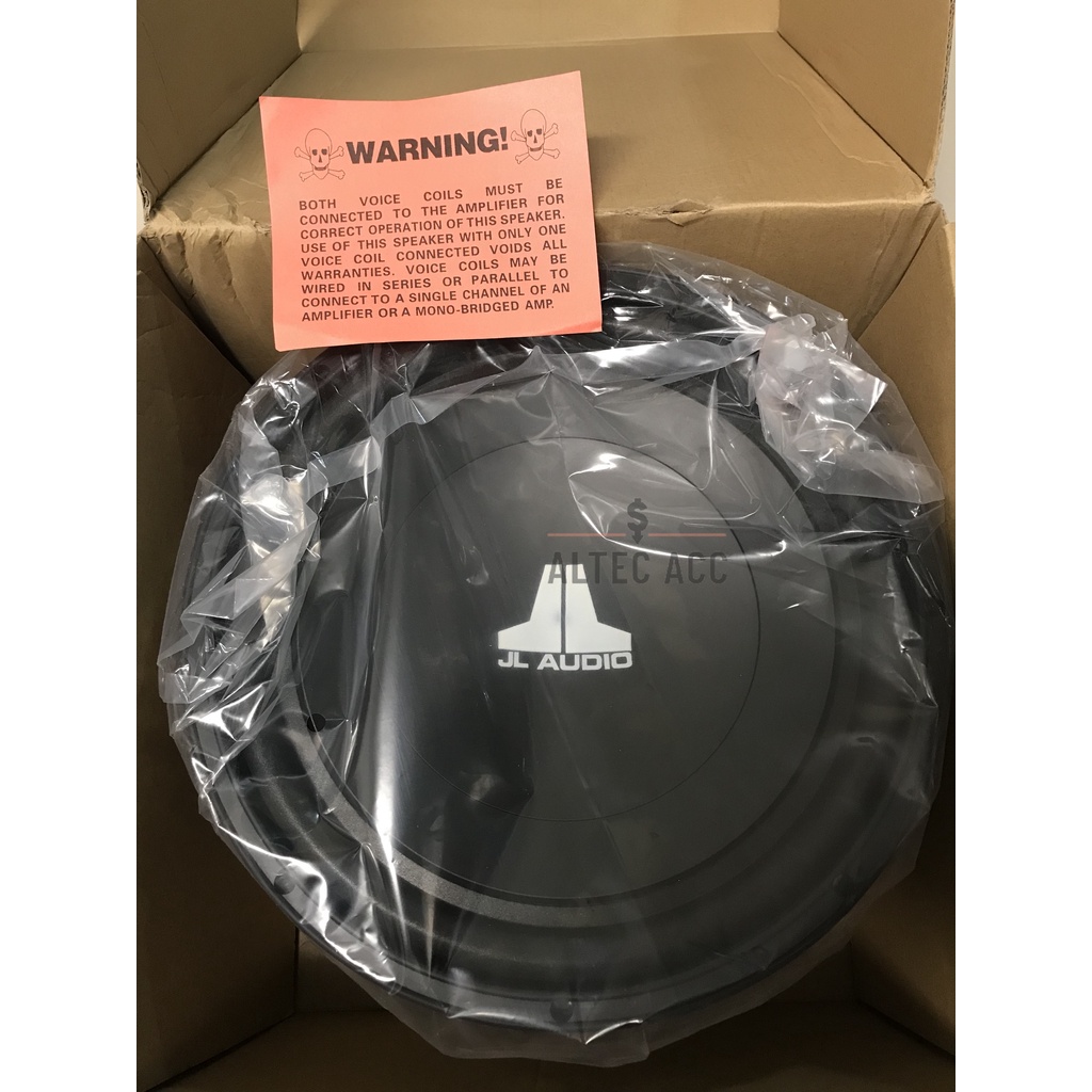 JL Audio ซับวูฟเฟอร์รถยนต์ 12 นิ้ว (W3V2-D4) 600W วูฟเฟอร์เคอร์ต้า เสนอเบสพลังงาน
