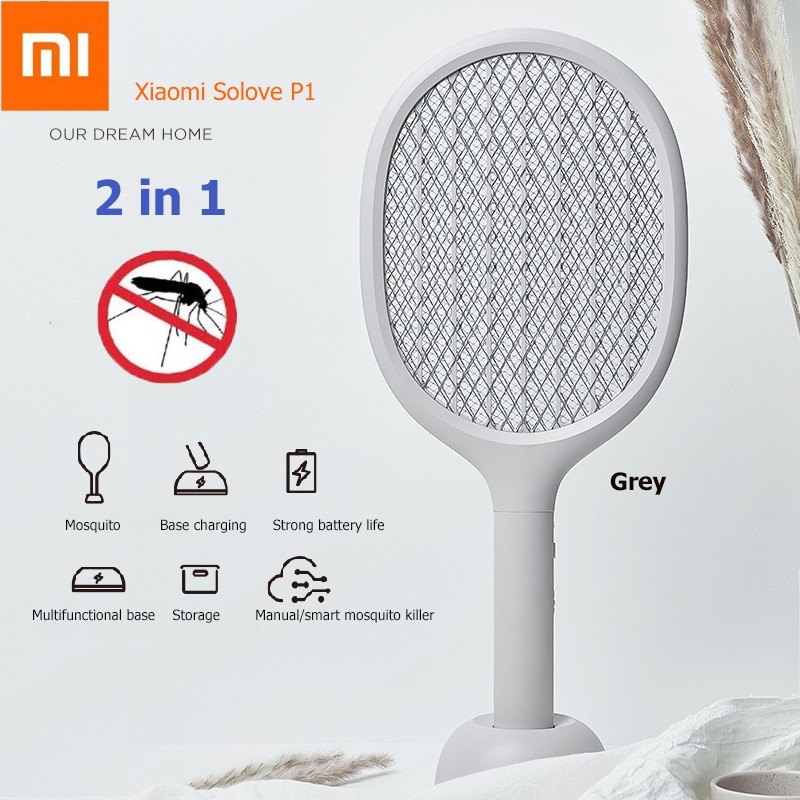 【umbro1】Xiaomi Solove P1 ไม้ตียุง แบบชาร์จไฟ Electric Mosquito Swatter