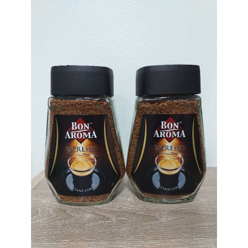 Bon aroma บอน อโรมา เอสเปรสโซ่ แพ็คคู่ 100กรัม×2ขวด