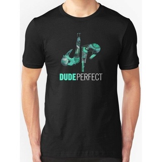 Fsd11ew2e เสื้อยืดคอกลม แขนสั้น ผ้าฝ้าย ลาย DUDE PERFECT สําหรับผู้ชาย RT645E65TER19291