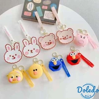 กระเป๋าใส่เหรียญและลิปสติกแบบมินิ ออกแบบเป็นรูปหมีน้ำตาล กันน้ำด้วยซิลิโคน สำหรับแฟนๆ มินเนี่ยนส์และมิกกี้เมาส์