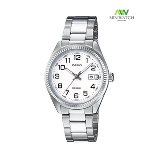 Casio  สายสแตนเลส สีเงิน รุ่น LTP-1302D-7B ( Silver )