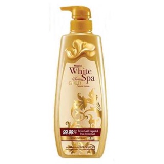 Mistine White Spa Swiss Gold Serum Lotion 400 ml. / เซรั่มโลชั่นบำรุงผิว มิสทีน ไวท์สปา สวิส โกลด์ 400 มล.