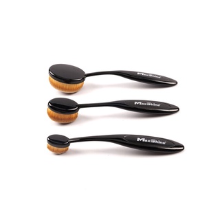 แปรงขนนุ่ม ทำความสะอาดภายในรถยนต์ 3ชิ้น/แพ็ค Maxshine Rounded Brush Combo