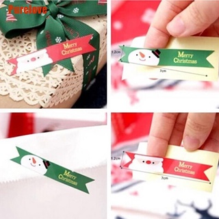 ( Purelove ) สติกเกอร์ Merry Christmas 36 สําหรับตกแต่งสมุดภาพ Diy