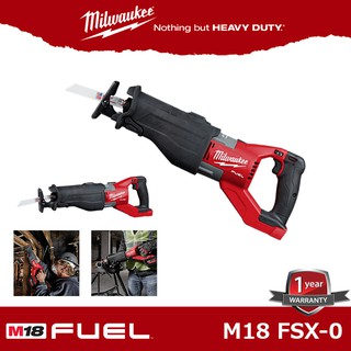 Milwaukee M18FSX เลื่อยชักไร้สาย M18 FSX เลื่อยไม้ เลื่อยอเนกประสงค์ MILWAUKEE M18FSX-0 Fuel Super Sawzall (ตัวเปล่า)