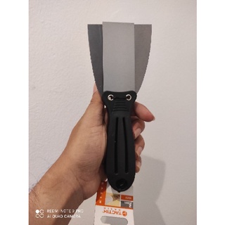 ช่างสี ที่ขูดกฎแพง ขูดปูน เกรียงโป๊วสี ด้ามพลาสติก TACTIX 1 1/2 นิ้ว SCRAPER SCRAPER PLASTIC GRIP TACTIX TROWEL