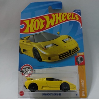 รถเหล็ก Hotwheels 94 BUGATTI EB110 SS สีเหลือง (ib28)