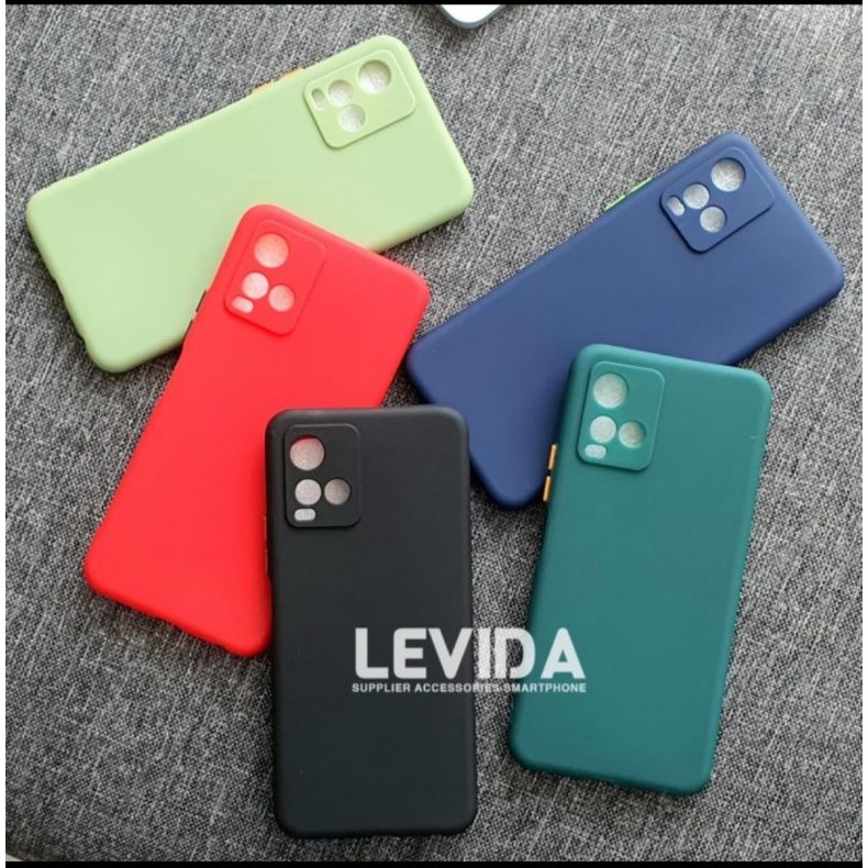 Softcase Baby Case Macaron Silicon Case Soft Material Vivo Y21 Vivo Y21S Vivo Y21T Vivo Y21A Vivo Y3