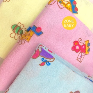 💜ผ้าขนหนู 3 ผืน 149 บาท💜พิมพ์ลายการ์ตูนน่ารัก มี 3 สีสวยสดใส ซักง่าย ซึมซับน้ำได้ดี เหมาะกับลูกน้อย