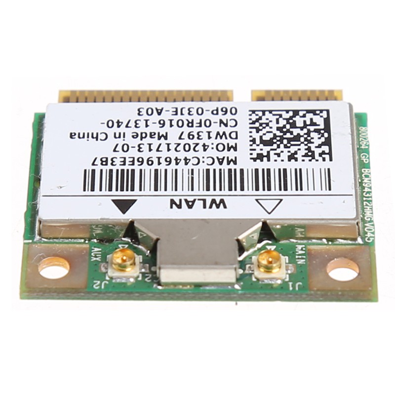 ❤❤ Wireless Wifi Mini PCI-E Card For Dell DW1397 0KW770 Broadcom BCM94312HMG2L