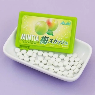 [1 ชิ้น] รสใหม่! ลูกอมยอดฮิตในญี่ปุ่น Asahi Mintia Sugarless ลูกอมไม่มีน้ำตาล ดับกลิ่นปากไม่อ้วน