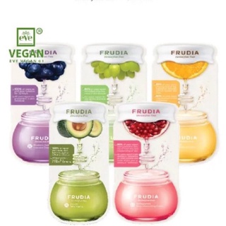 (10แถม1)FRUDIA Green Grape Pore Control Cream (Vegan) ฟรูเดีย ครีมบำรุงหน้า เซรั่ม เอสเซ้นท์ กันแดด