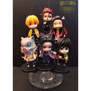 Chamaa ฟิกเกอร์ โมเดล ดาบพิฆาตอสูร Demon Slayer Kimetsu no Yaiba Anime Figures -สูง 9 ซม