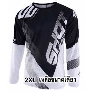 SHOT…Devo Alert  เสื้อวิบากมอเตอร์ไซร เนื้อผ้า100% Polyester บางเบา ใส่สบาย ระบายอากาศดี แห้งง่าย