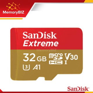 SanDisk Extreme microSDHC Card V30 U3 32GB 100MB/s R, 60MB/s W (SDSQXAF-032G-GN6GN) Mobile Gaming Lifetime Limited