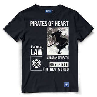 เสื้อยืดวันพีช One piece OP-702-BK LAW