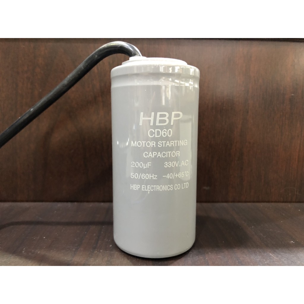 [ 1 ตัว ] คาปาซิสเตอร์ มอเตอร์ 150 - 500 uF 330 V [ Motor Starting Capacitor ] HBP แค๊ปสตาร์ท คาปา ต