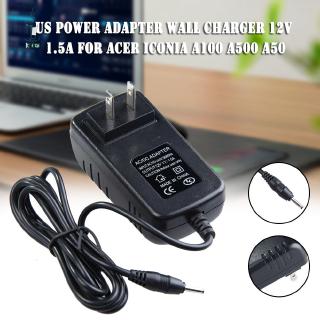 US Power Adapter Wall Charger 12V 1.5A for Acer Iconia A100 A500 A501