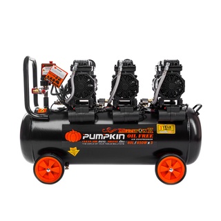 PUMPKIN ปั้มลมไม่ใช้น้ำมันMEGATON 750Wx3 80L PTT-750W80