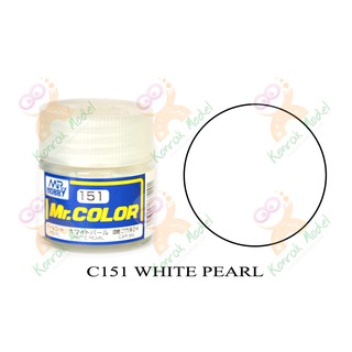 สีสูตรทินเนอร์ Mr.hobby Mr.color C151 White Pearl (Primary Aircraft) 10ml