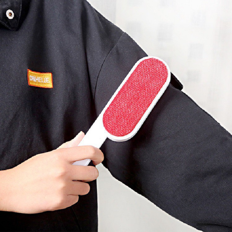 QSHOP แปรงกำจัดขน ฝุ่นบนเสื้อผ้า เบาะ พรม โซฟา แบบมีด้ามจับ ล้างทำความสะอาด (FGF7545)23123123