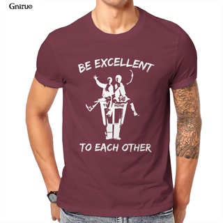 [S-5XL]ขายส่ง Bill And Ted Be Great To Each Other Essentials Gift Couples เสื้อยืด สไตล์วินเทจ 124