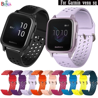 สายนาฬิกาข้อมือซิลิโคน 20 มม . สําหรับ Garmin Venu Sq Smart Wristbandstrap Belt