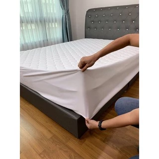 [โปร Shopee ] ผ้ารองกันเปื้อน งานโรงแรม กันไรฝุ่น เพื่อสุขภาพในการนอน มีทั้งแบบรัดมุมและคลุมรอบเตียง