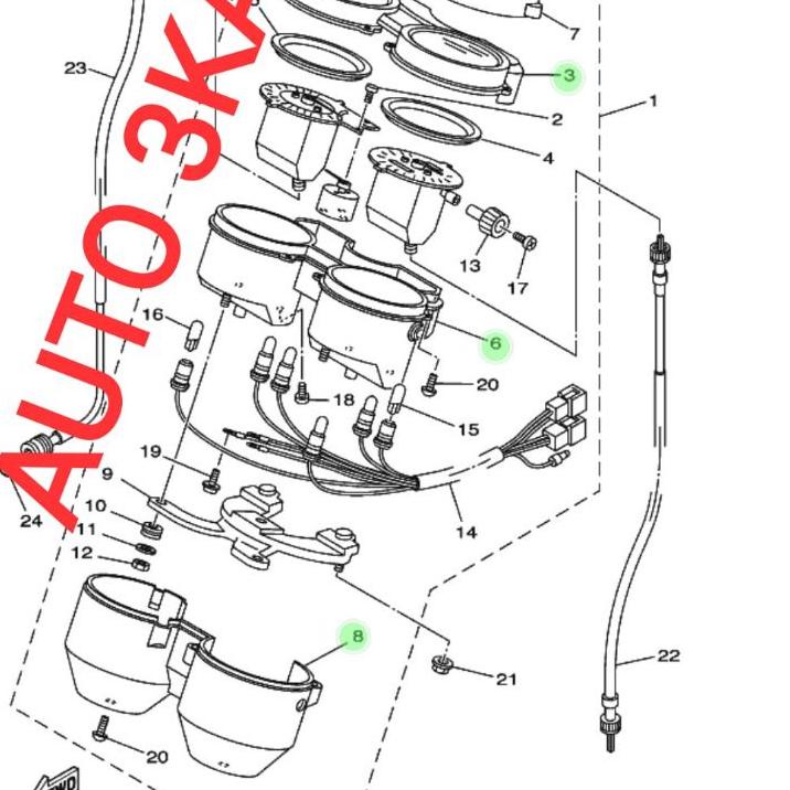 หุ้นจํากัด!.. RXKING RX KING SPIDO METER SPEEDOMETER SPEEDOMETER SPIDOMETER 3KA-H353G-10 5BP-H353F-0