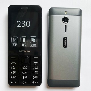 โทรศัพท์มือถือ โนเกียปุ่มกด NOKIA 230 (สีดำ) 2 ซิม จอ 2.8 นิ้ว รุ่นใหม่ 2020