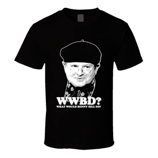 โปรโมชั่น เสื้อยืด พิมพ์ลาย Wwbd What Will Benny Hill Do Funny Tv สําหรับผู้ชาย