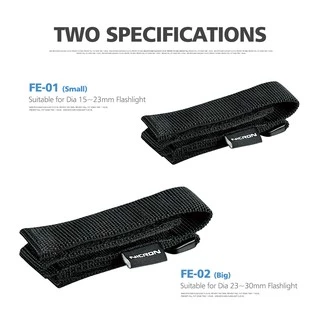 Nicron pouch flashlight bag use for B74e/H10R/B74/B74camo/B74uv/F51 place flashlights NRB-Bag FB-01