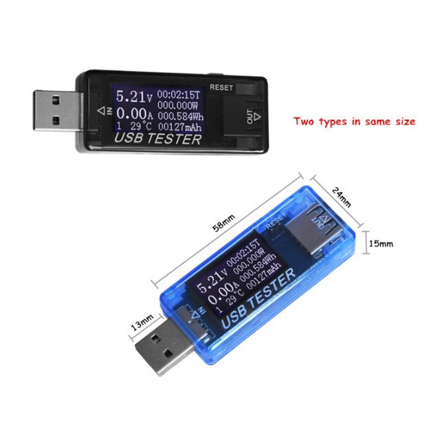 มิเตอร์ USB Tester วัดโวลต์สูงสุด 30 V รองรับ QC2.0 QC3.0 (KWS-MX17 ...