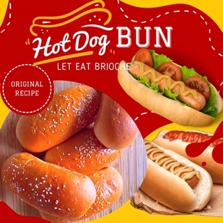 🌭🌭ขนมปังฮอทดอก ขนาด 6 นิ้ว บรรจุ 8 ชิ้น brioche hot dog bun 1 คำสั่งซื้อไม่เกิน 8 แพนะคะ