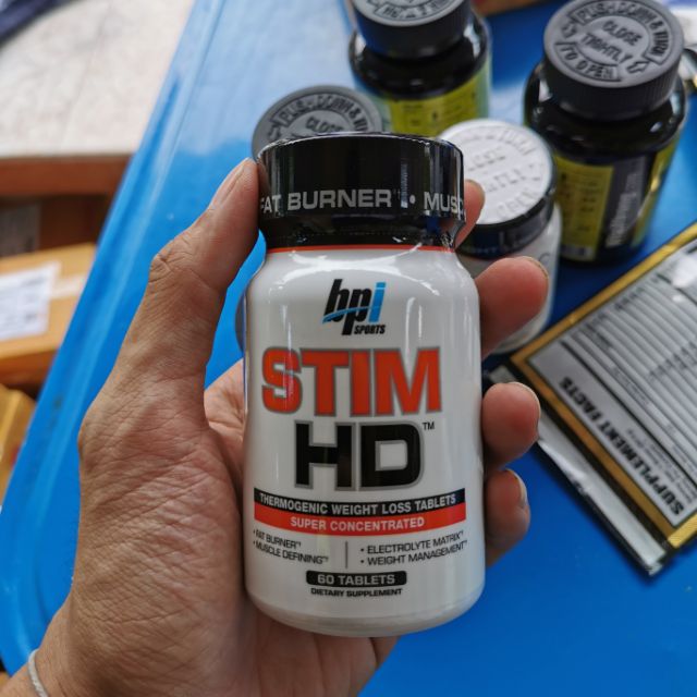 Bpi STIM HD ของแท้ นำเข้า ช่วยเผาผลาญ อย่างดี ลดน้ำหนัก