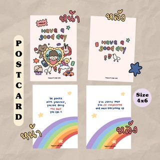 postcard cute cute💘🍎🌷🦆✨ | by : happysticker.bkk