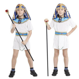 คอสตูมคอสเพลย์แฟนซีชุดเจ้าชายอียิปต์ Egyptian Prince fancy costume ในเซ็ทมีชุดหมวกเข็มขัดพร้อมใช้ใส่ในงานแฟนซีปาร์ตี้