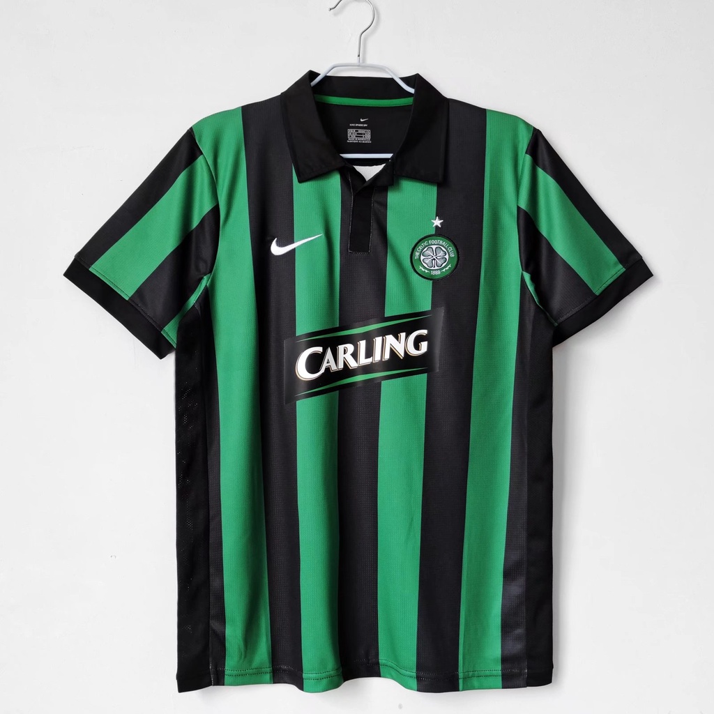 เสื้อเชิ้ตแขนสั้น ลายทีมชาติฟุตบอล Celtic Away 0506 คุณภาพสูง สไตล์เรโทร