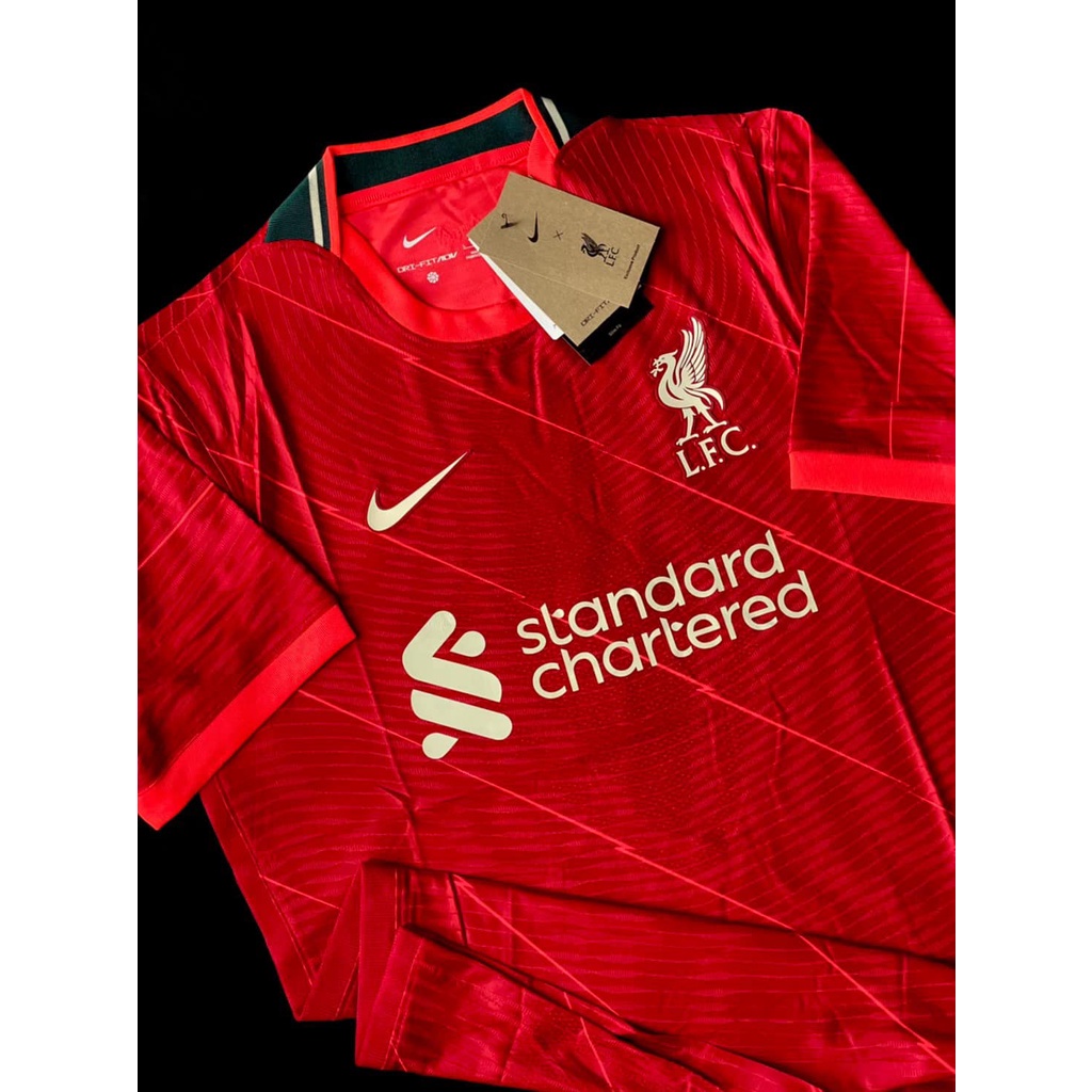 วอลเลย์บอล เสื้อวิ่งกันแดด เสื้อลิเวอร์พูล Liverpool Home Player เกรดเพลเยอร์ 2021/22