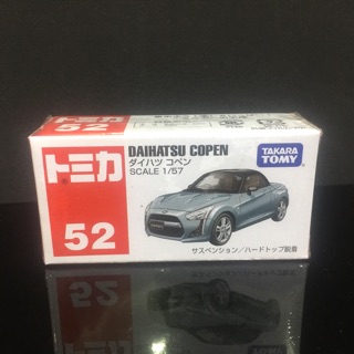 Model โมเดล รถเหล็ก โทมิก้า Tomica No.52 DAIHATSU COPEN ใหม่ในซีล