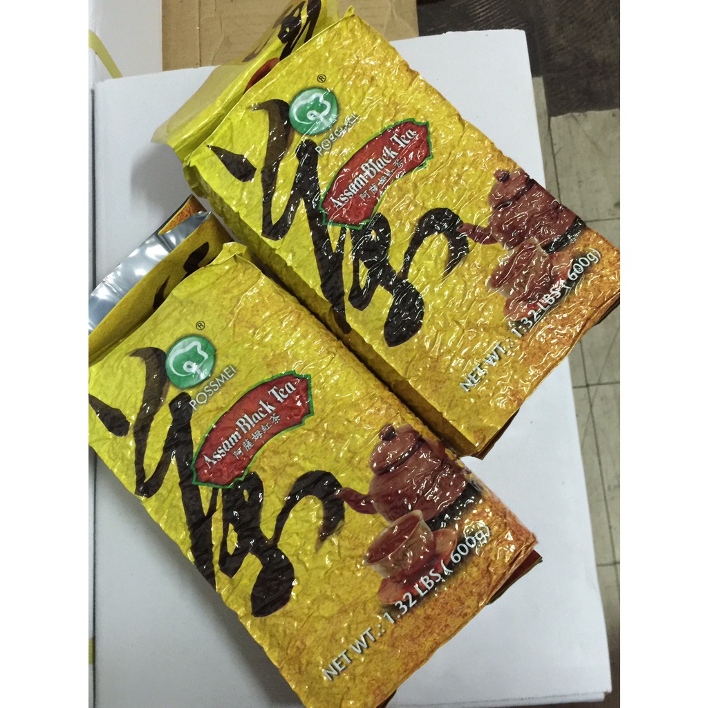 ผงชา Possmei 600g | ชาอัสสัม / เอิร์ลเกรย์ / ชาเขียวมะลิ นำเข้าไต้หวัน สำหรับชานมไข่มุก