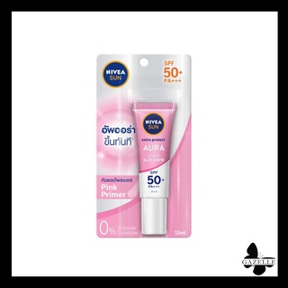 Nivea sun extra protect aura primer sun care SPF 50++PA  [15ml.] นีเวีย เซรั่มกันแดดซันโพรเท็ค&amp;ไวท์