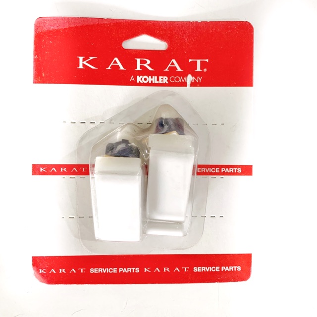 K-747 (1071979) หูฝารองนั่ง สีขาว อะไหล่ฝาชักโครก KARAT