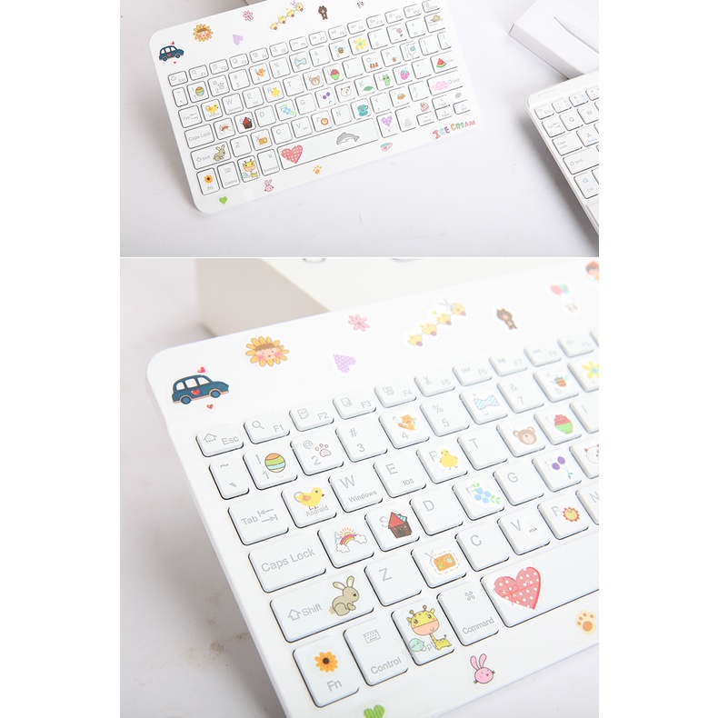 (แป้นพิมพ์ภาษาไทยไร้สาย) ใช้ได้กับโทรศัพท์มือถือ  padiOS แท็บเล็ต Android แป้นพิมพ์ไร้สายของคอมพิวเตอร์ บลูทู ธ USB