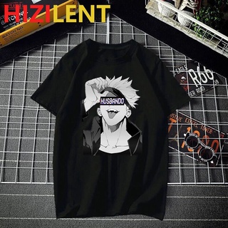 ผลิตภัณฑ์ใหม่👕เสื้อยืด พิมพ์ลายกราฟฟิค Jujutsu Kaisen สไตล์ฮาราจูกุ สตรีท ฮิปฮอป สําหรับผู้ชาย และผู้หญิง