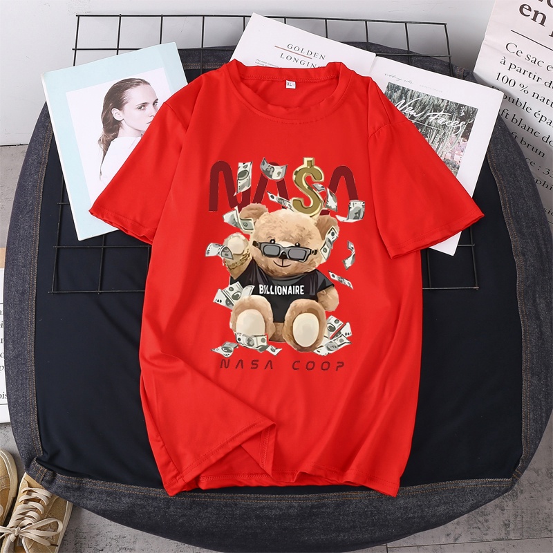 BK-493-SHORT เสื้อยืดแขนสั้นพร้อมส่ง 7สี ลายการ์ตูน ขายดีตามเทรนต์ ลายน่ารัก สีสันสดใส่น่ารัก ใส่ได้ทั้งหญิงและชาย ราคา ถูกที่สุด ดีลบีเคเค แกลเลอรีภาพที่ 6