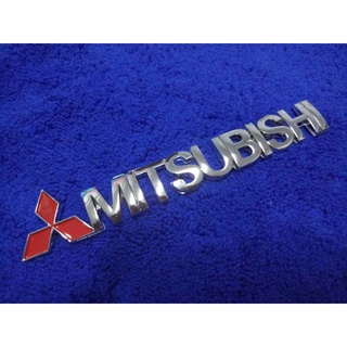 โลโก้ตัวหนังสือ ( MITSUBISHI ) สี ชุบ ราคา ต่อชิ้น