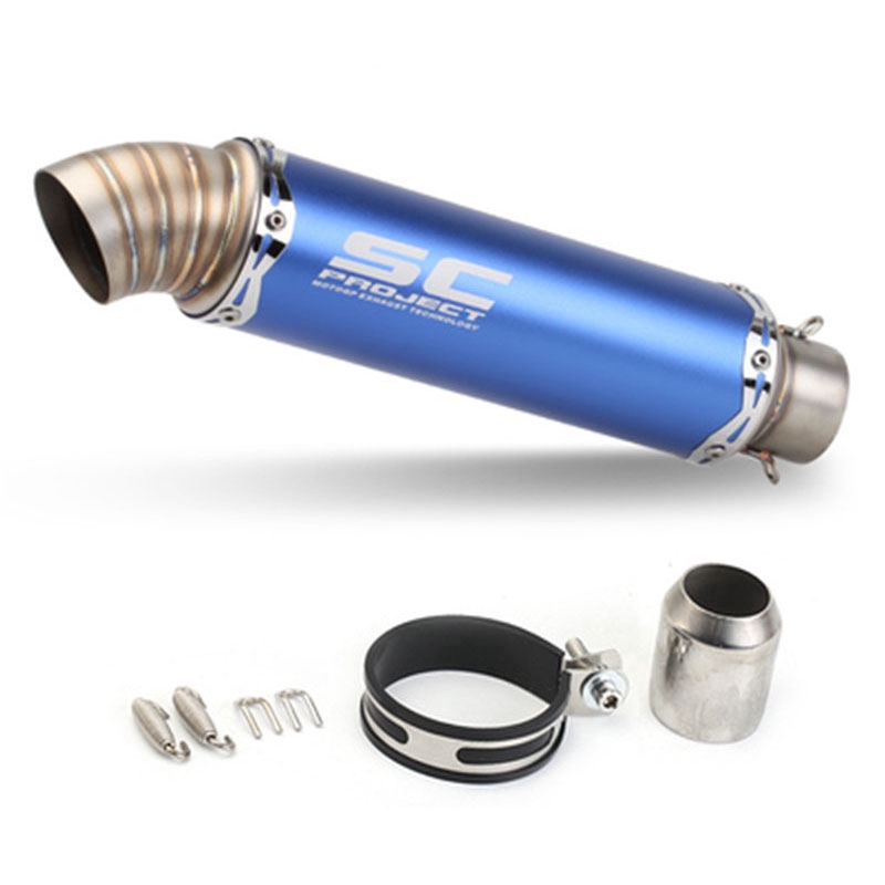 Universal 38-51mm Moto Silencer ท่อไอเสียรถจักรยานยนต์ - รูปที่ 3